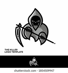 The killer, simple line style vector logo template