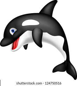 Killer whale cartoon