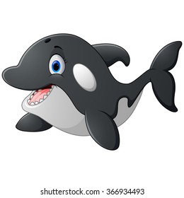 Killer whale cartoon