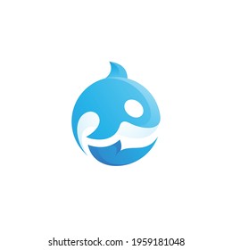 Killer Whale Orca Logo Icon