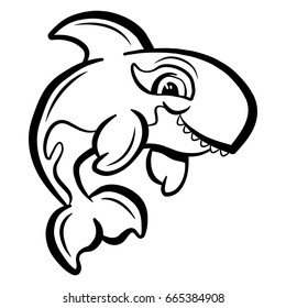 Killer Whale Orca vector 