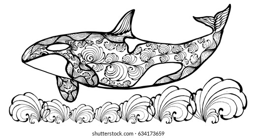 killer whale tattoo. orca tattoo