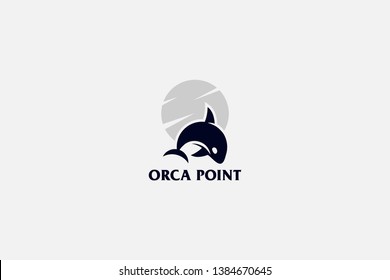 killer whale vector logo EPS 10