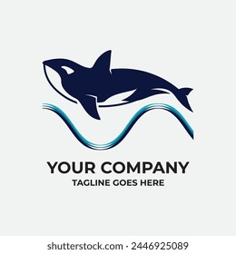 Killer Whale Vector Symbol Mascot Logo