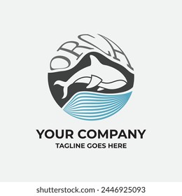 Killer Whale Vector Symbol Mascot Logo
