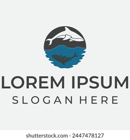 Killer Whale Vector Symbol Mascot Logo