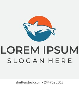 Killer Whale Vector Symbol Mascot Logo