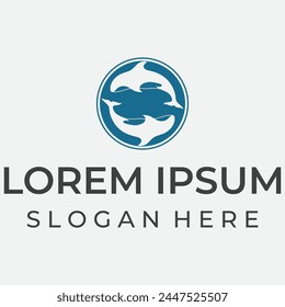Killer Whale Vector Symbol Mascot Logo