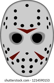 Killers Hockey Mask Famous Hollywood Movie Stock Vector (Royalty Free ...