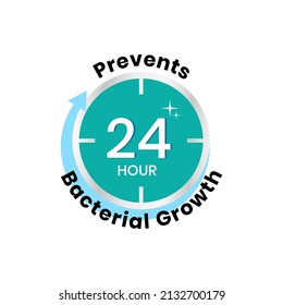 Kills 99.9% bacteria, germs and viruses . Antibacterial and antiviral defence, protection infection. Vector Illustration