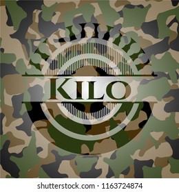 Kilo camouflage emblem