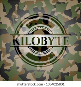 Kilobyte On Camo Pattern