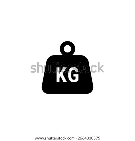 kilogram outline icon or kilogram icon vector isolated. Best kilogram icon for apps, websites, or about kilogram product design.