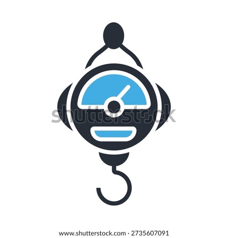 kilogram  weight scale icons minimalist flat style design, kilogram  weight scale Vector illustration on white background