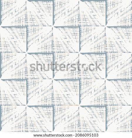 Kilt Texture. Seamless Grunge Background with Hand Painted Crossing Brush Strokes for Swimwear, Upholstery, Textile. Rustic Check Texture. Vector Seamless Tartan. Scottish Ornament