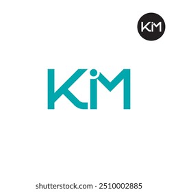 KIM Logo Letter Monogram Design