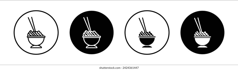 Kimchi flat line icon set. Kimchi Thin line illustration vector