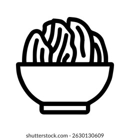 Kimchi icon on white background vector
Vector korean food icon