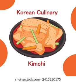 Kimchi: a Korean delicacy, is a flavorful fermented dish comprising vegetables like radishes and cabbage, seasoned with spicy chili and diverse spices