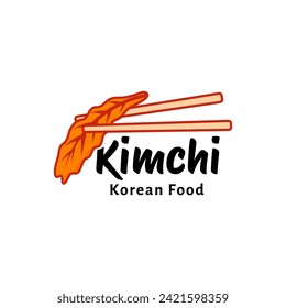 Kimchi Logo Korean Food Vector Template, for Organic Healthy Traditional Homemade Food Graphic Designs Inspiration
