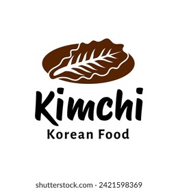 Kimchi Logo Korean Food Vector Template, for Organic Healthy Traditional Homemade Food Graphic Designs Inspiration