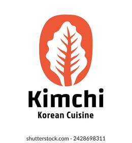 Kimchi Logo Korean Food Vector Template, for Organic Healthy Traditional Homemade Food Graphic Designs Inspiration