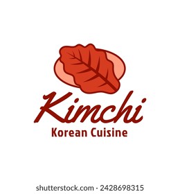 Kimchi Logo Korean Food Vector Template, for Organic Healthy Traditional Homemade Food Graphic Designs Inspiration