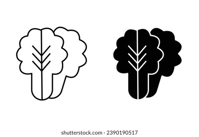 Kimchi vector icon set. vector illustration
