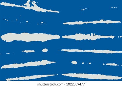 Kimono Geometric Painted Vector Stripes Seamless Summer Pattern. Shibori Tie-Dye Paint Splashes. Kimono Vector Watercolor Stripes Seamless Summer Pattern. Rustic Geo Textile Background