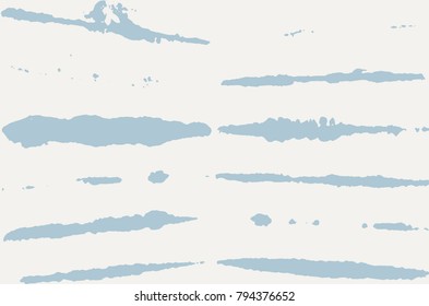 Kimono Geometric Painted Vector Stripes Seamless Summer Pattern. Shibori Tie-Dye Paint Splashes, Spots. Japanese Ink Painting Hand Drawn Organic Lines Fabric Texture. Ikat Geo Textile Background