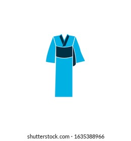 Kimono icon colored symbol. Premium quality isolated karate element in trendy style.