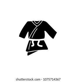 kimono icon. Element of fighting ana MMA illustration. Premium quality graphic design icon. Signs and symbols collection icon for websites, web design, mobile app on white background