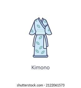kimono icon in vector. logotype