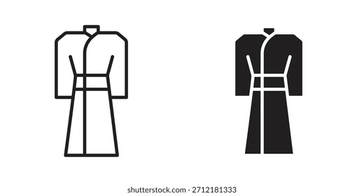 Icono de kimono en Vector. Logotipo