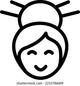 ilustración de kimono Vector en un fondo transparente. Símbolos de calidad superior. Iconos vectoriales de línea delgada para el diseño de conceptos y gráficos. 

