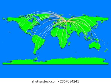 Kimry, Russland Karte - Concept Map for Kimry, Russland auf der Weltkarte. Geeignet für Exportkonzepte. Die Datei eignet sich für die digitale Bearbeitung und Drucke aller Größen.