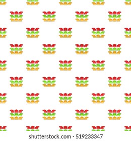 Kind of arrow pattern. Cartoon illustration of kind of arrow vector pattern for web