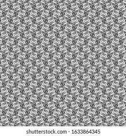A kind of eye pattern in a black and white graphic. Abstract knit texture.