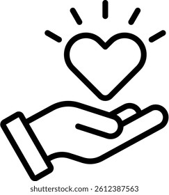 Kind Icon Outline Vector Illustration