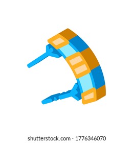 kind of kite icon vector. isometric kind of kite sign. color isolated symbol illustration