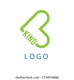 Kind love logo. You can use it many kinds of design.