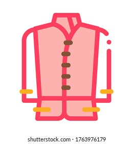 kind of national men costume icon vector. kind of national men costume sign. color symbol illustration