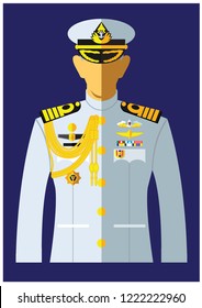 a kind of navy uniform