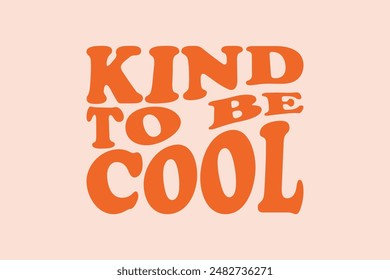 kind is new cool quote trendy style typography, tshirt graphics, print, poster, banner, retro vintage, striped tshirt design.