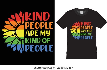 nette Leute sind meine Art Leute, World Kindness Day T Shirt Design. Happy World Freundness Day Inspiration und Motivation Zitate T-Shirt Design Perfekt für Print-Artikel-Poster, Banner, Schlamm, Pod