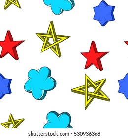 Kind of star pattern. Cartoon illustration of kind of star vector pattern for web