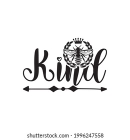 kind svg design bundle and t-shirt design