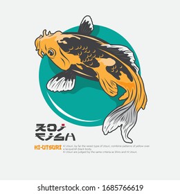 A kind of variety koi fish vector illustration. Good for decoration or any oriental design element.