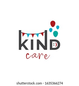 Kind vector logo. Kind emblem