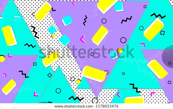 Kinder Cyan Texture Violet Vector Flyer Stock Vector (Royalty Free ...